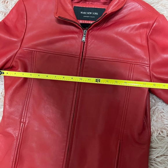 Red leather jacket - Picture 9 of 9